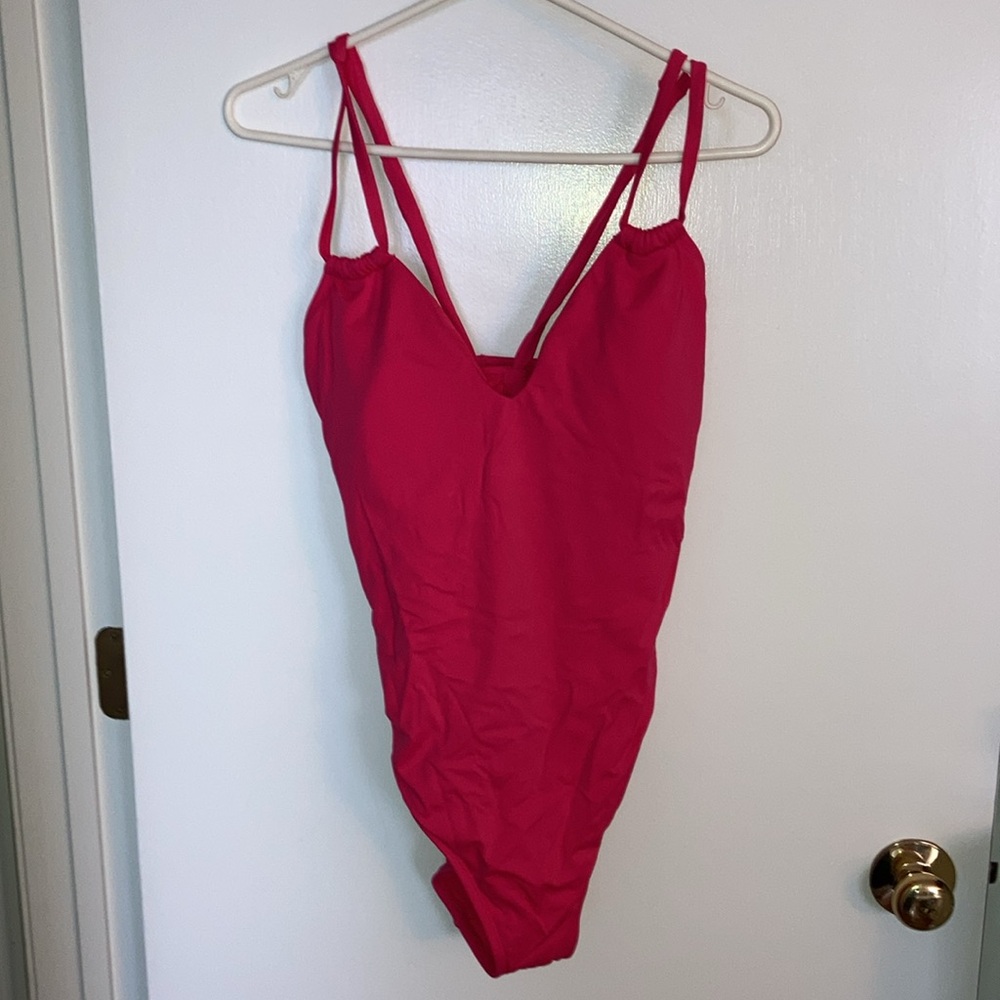 Shade & Shore, Pink One Piece Swim Suit, Size, 17